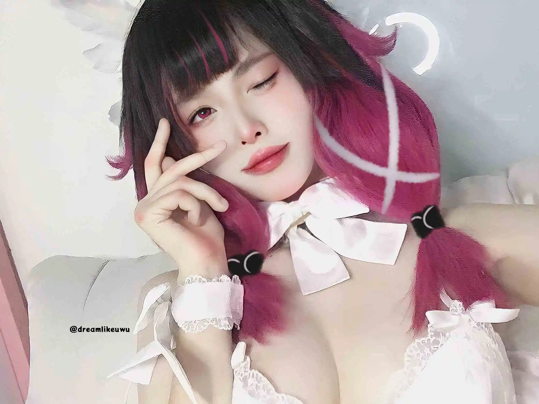 DreamlikeUwU cosplay Columbina - Genshin Impact (17)(jpg).webp