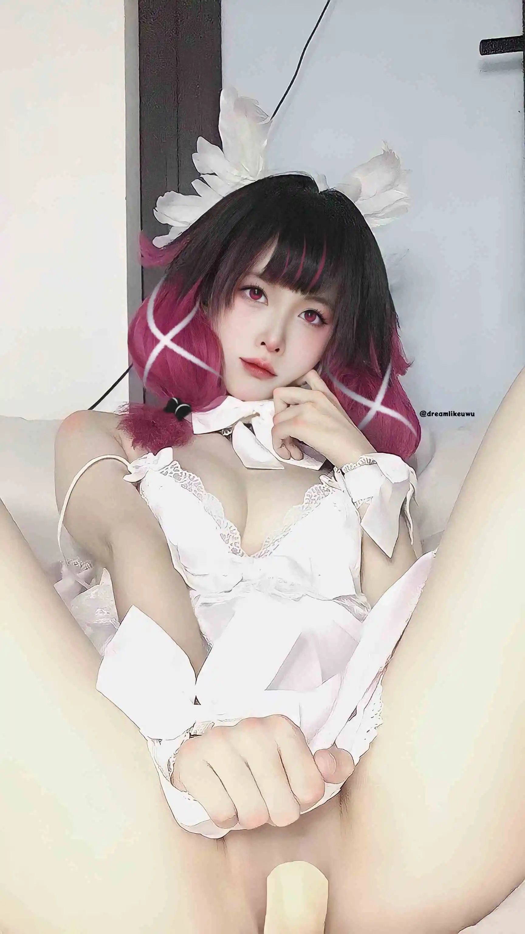 DreamlikeUwU cosplay Columbina - Genshin Impact (20)(jpg).webp