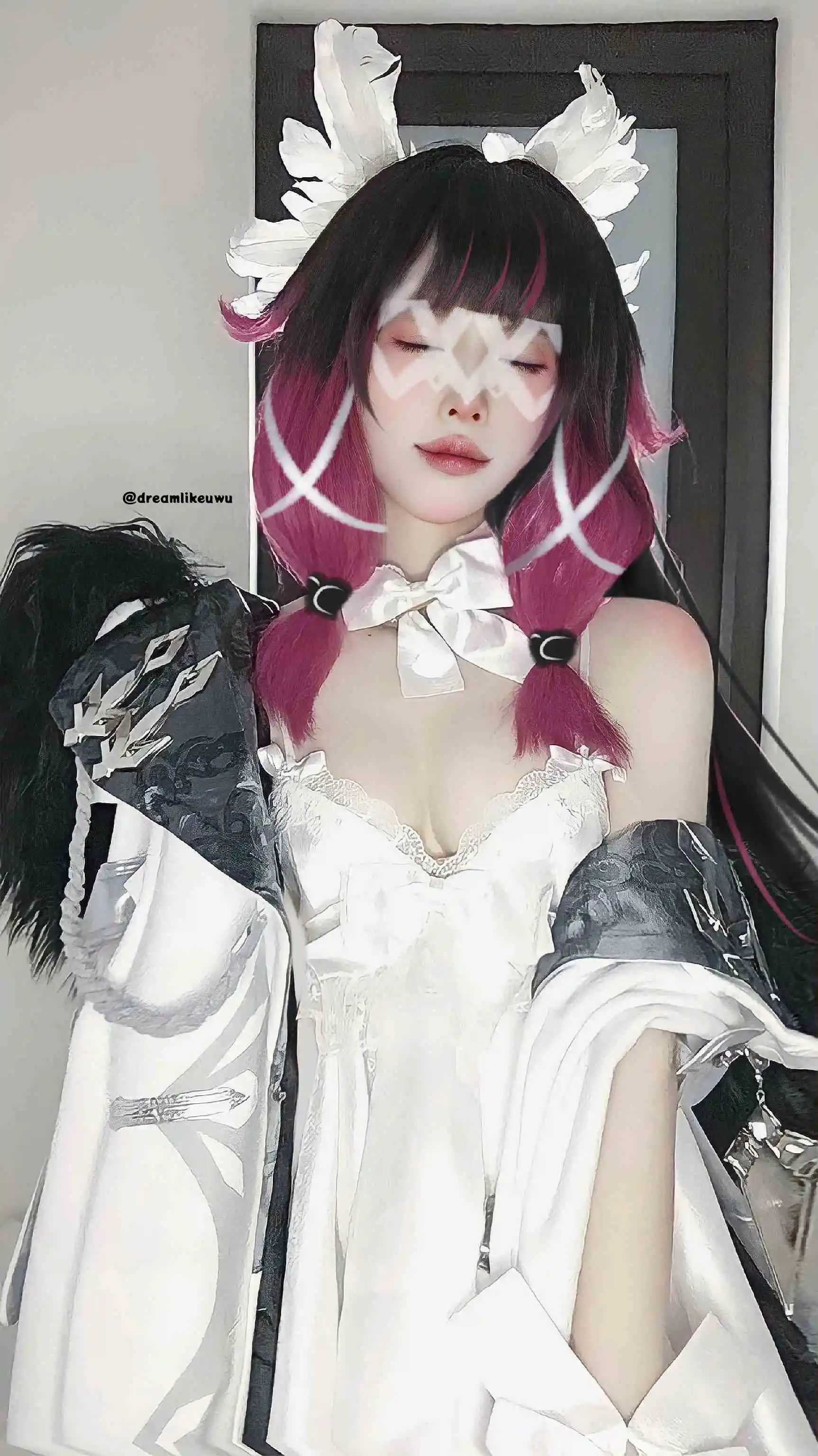 DreamlikeUwU cosplay Columbina - Genshin Impact (27)(jpg).webp