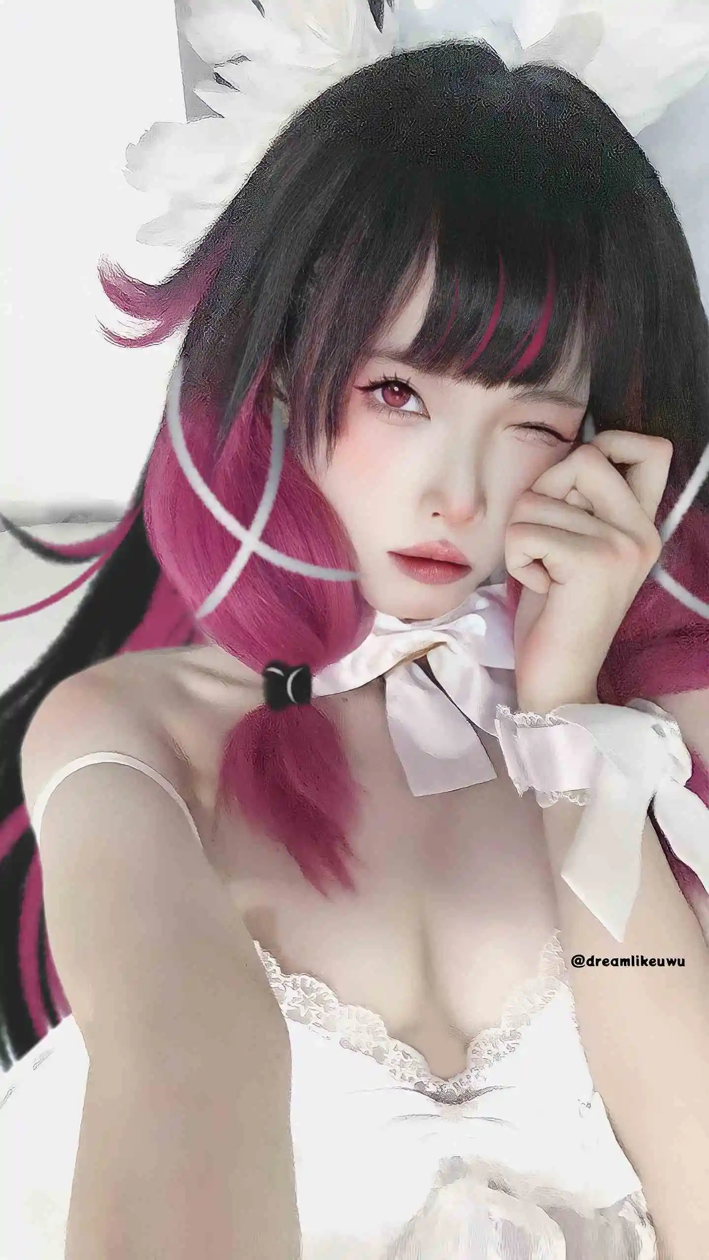 DreamlikeUwU cosplay Columbina - Genshin Impact (4)(jpg).webp