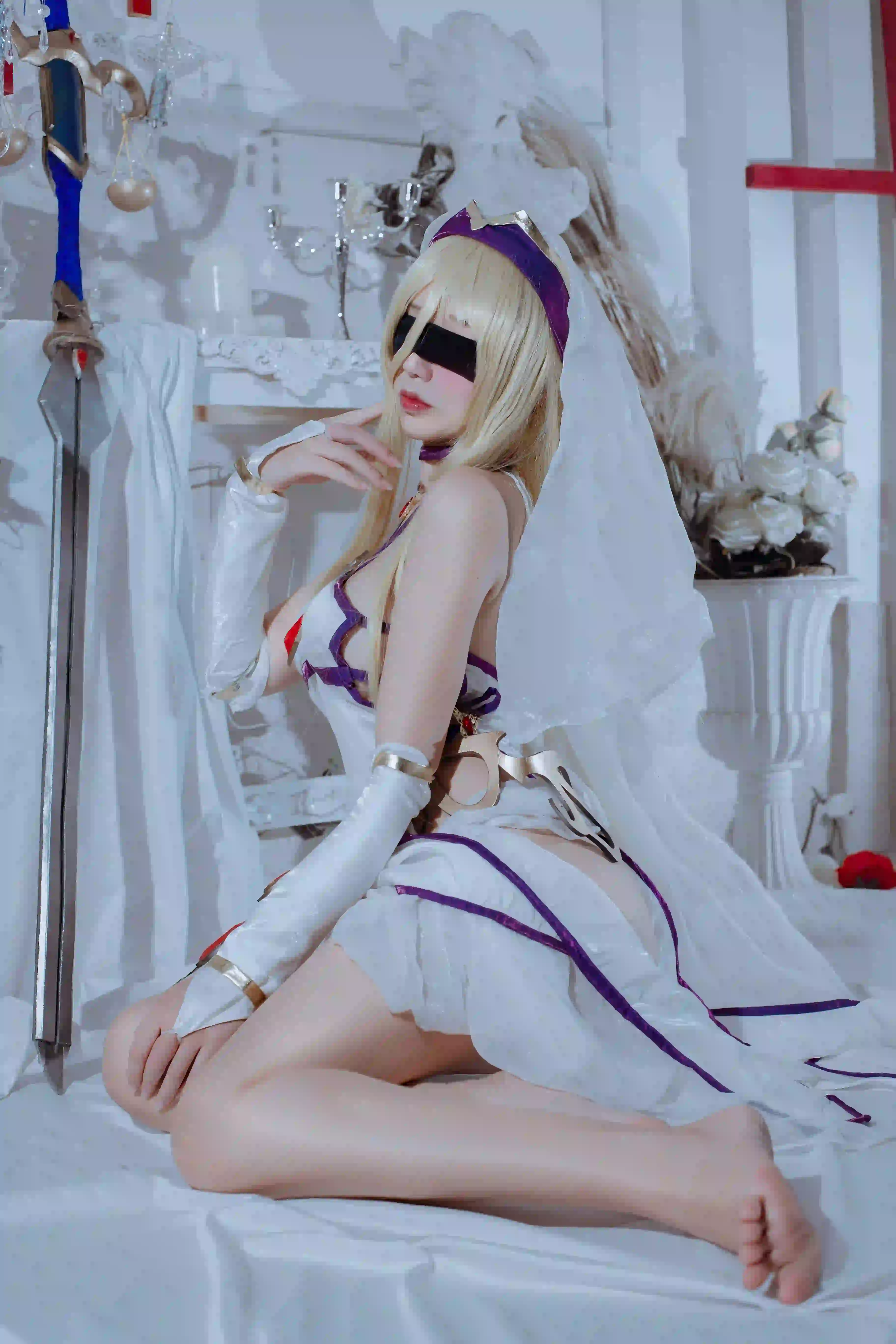 九曲jean cosplay Sword Maiden - Goblin Slayer (28).webp