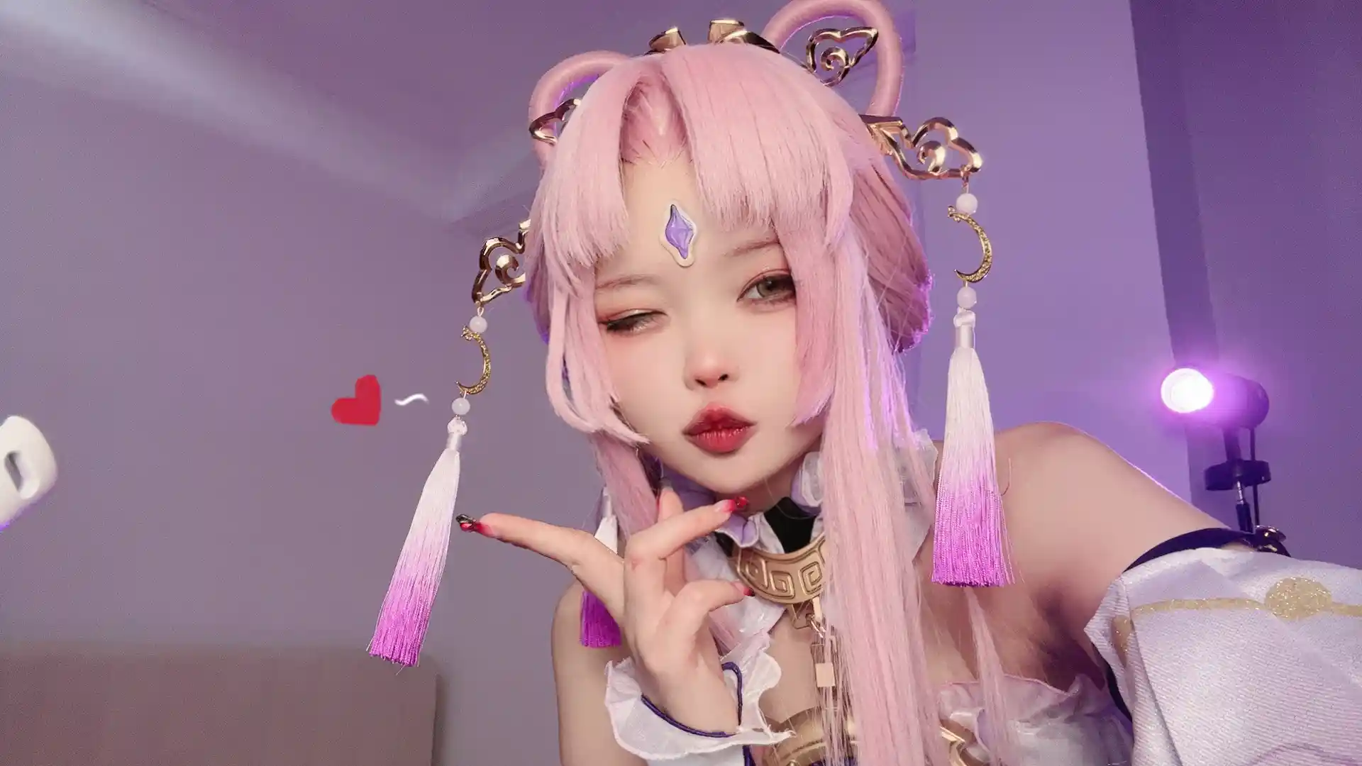 小瑶幺幺 (xiaoyaoyaoyao12) cosplay Fu Xuan - HonkaiStar Rail (16).webp