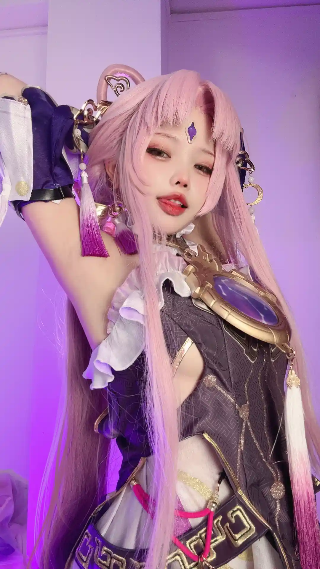 小瑶幺幺 (xiaoyaoyaoyao12) cosplay Fu Xuan - HonkaiStar Rail (11).webp